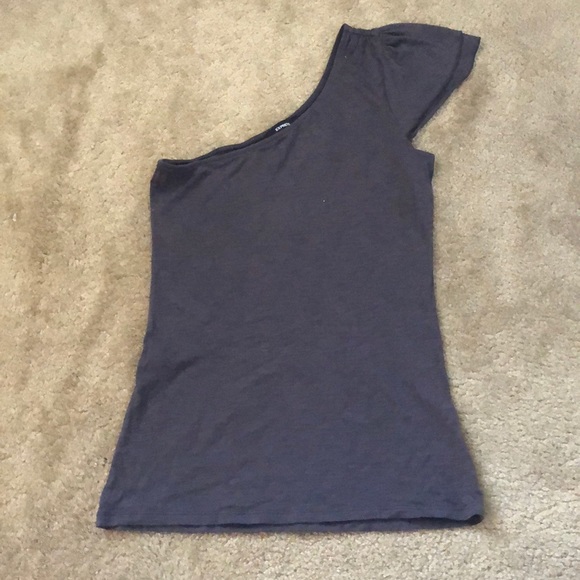 Express Tops - Great Cond Gray Express One Shoulder Top. Size XS
